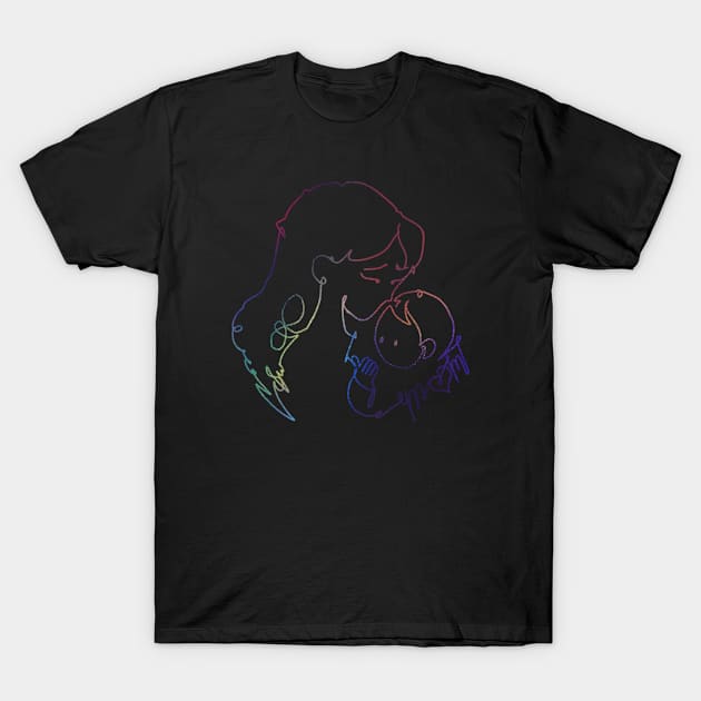 rainbow mom T-Shirt by Embun